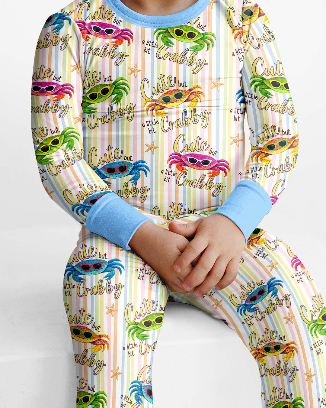 Conjunto de pijama de dos piezas de bambú con mangas largas, plantilla PERSONALIZADA