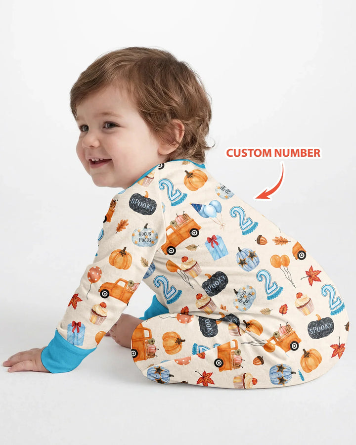 Little Pumpkin Birthday Bamboo Convertible Zippy
