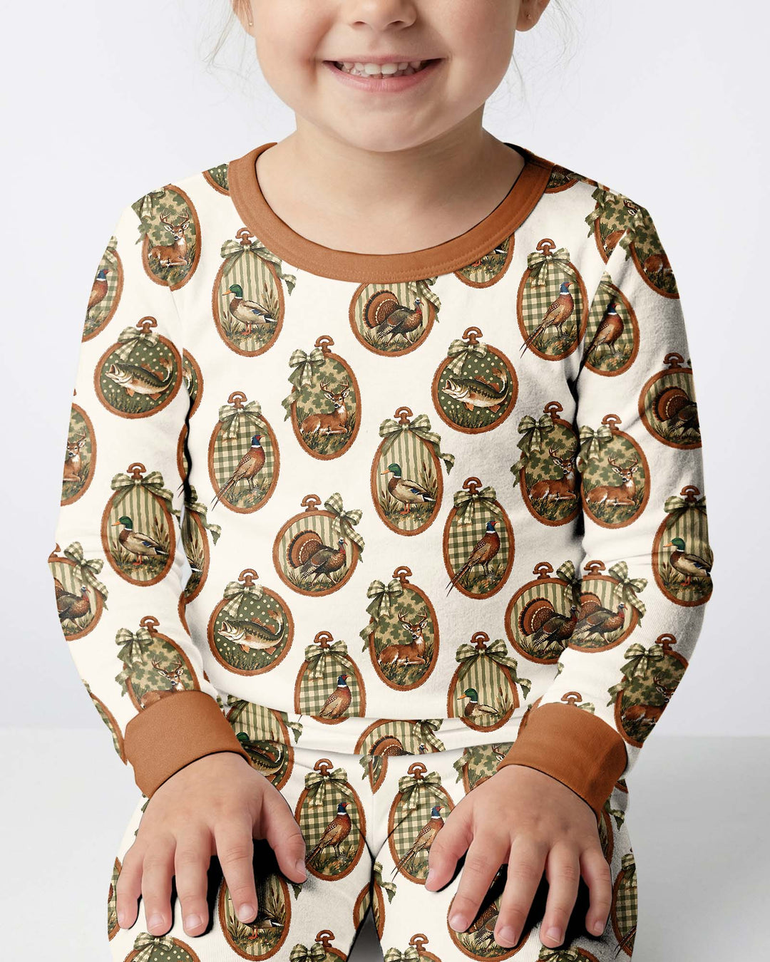 Hunting Season Bamboo Two Piece Long Sleeve Pajama Set