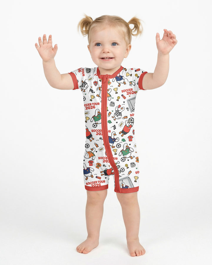 Funny Goose Soccer Tour 2026 Bamboo Shorty Zippy