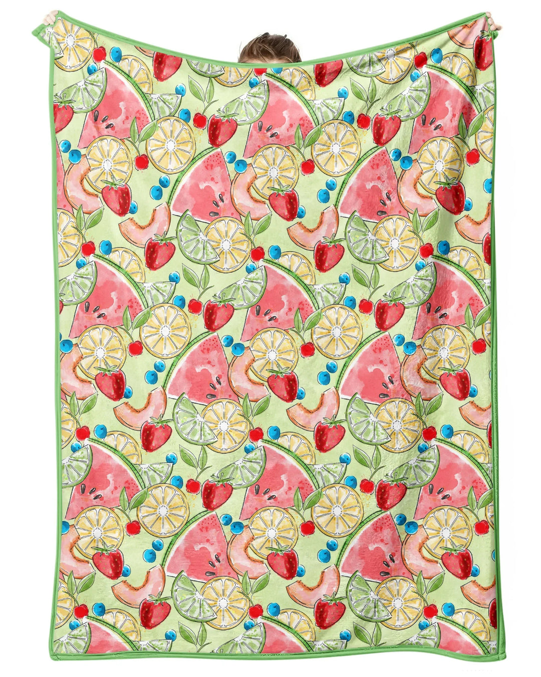 Sweet Summer Fruits Family Matching Bamboo Blanket