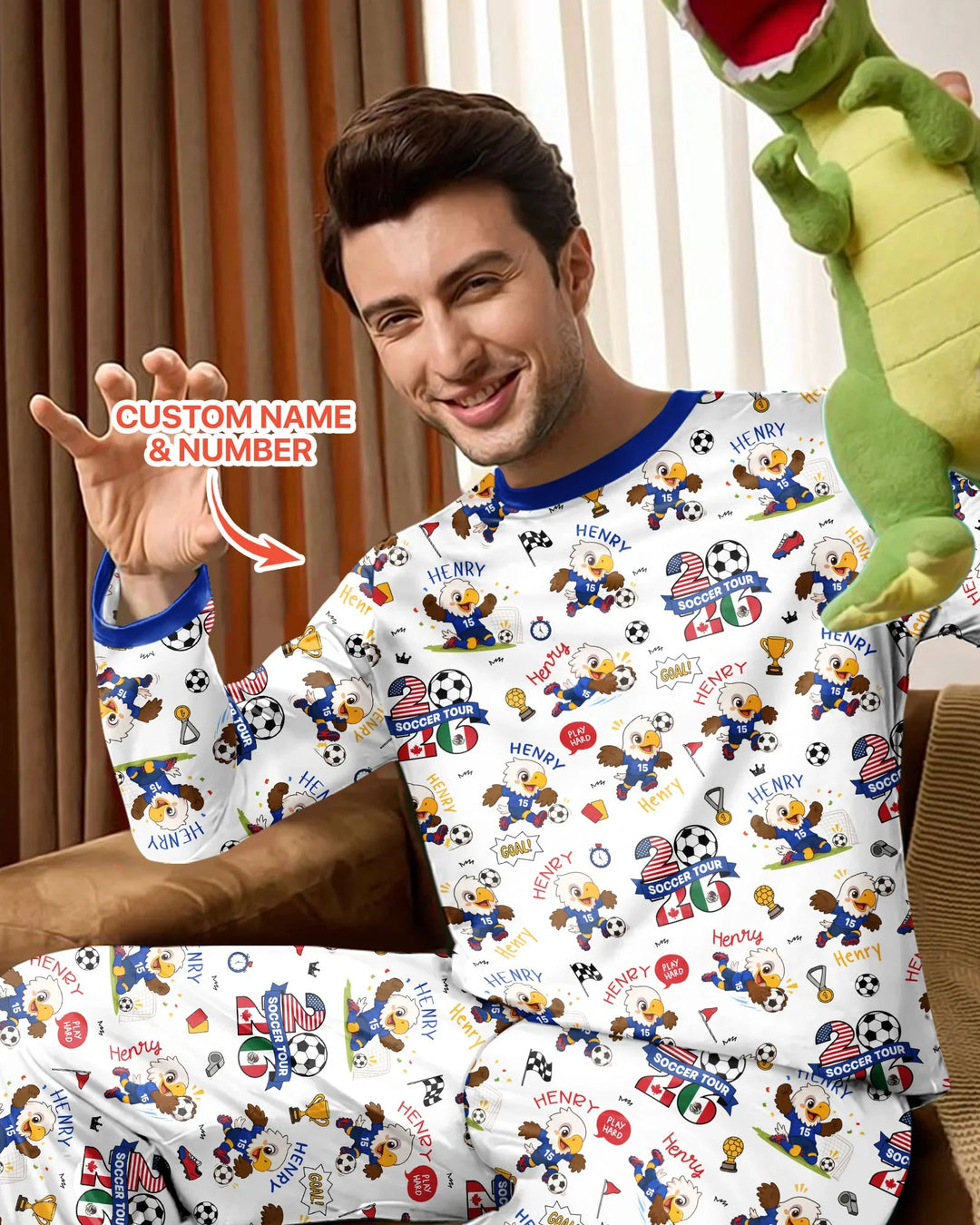 plantilla Conjunto de Pijama de Bambú para Hombre