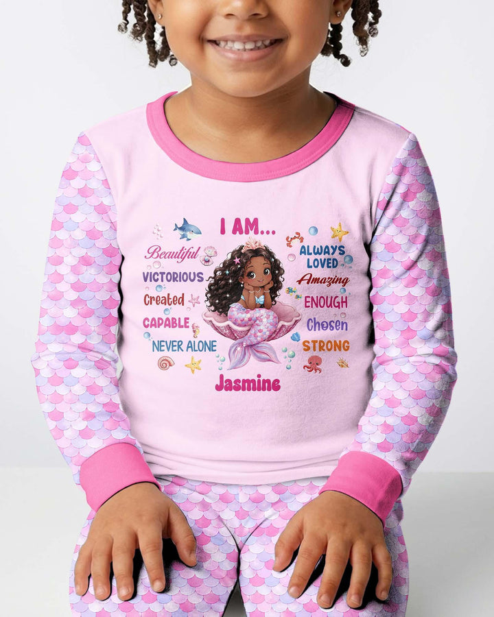 Conjunto de pijama de dos piezas de bambú con mangas largas, plantilla PERSONALIZADA