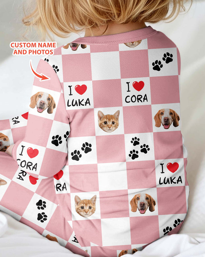Custom Photo I Love My Best Friend Dog/Cat Bamboo Convertible Zippy