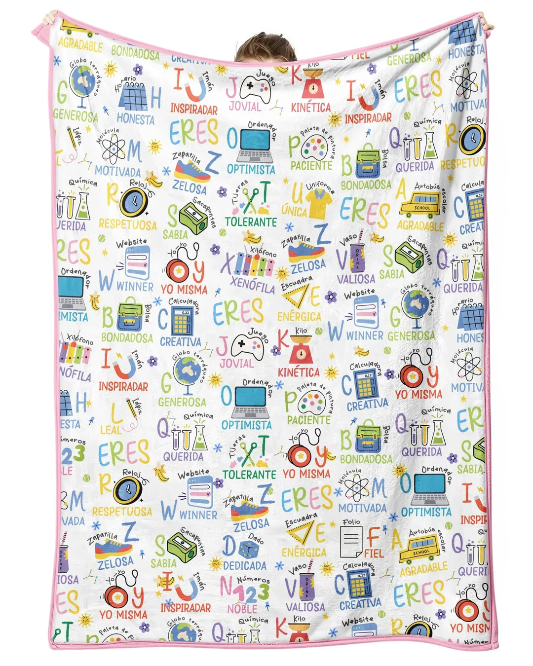 You Are Spanish Alphabet Version Bamboo Blanket