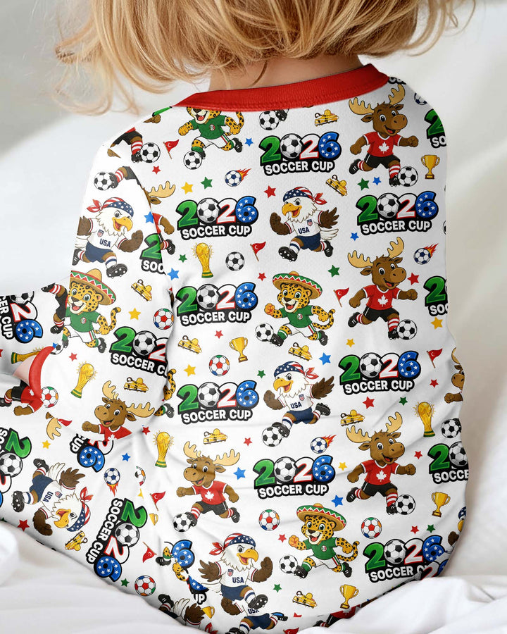 Soccer Cup Cute Mascots Bamboo Convertible Zippy