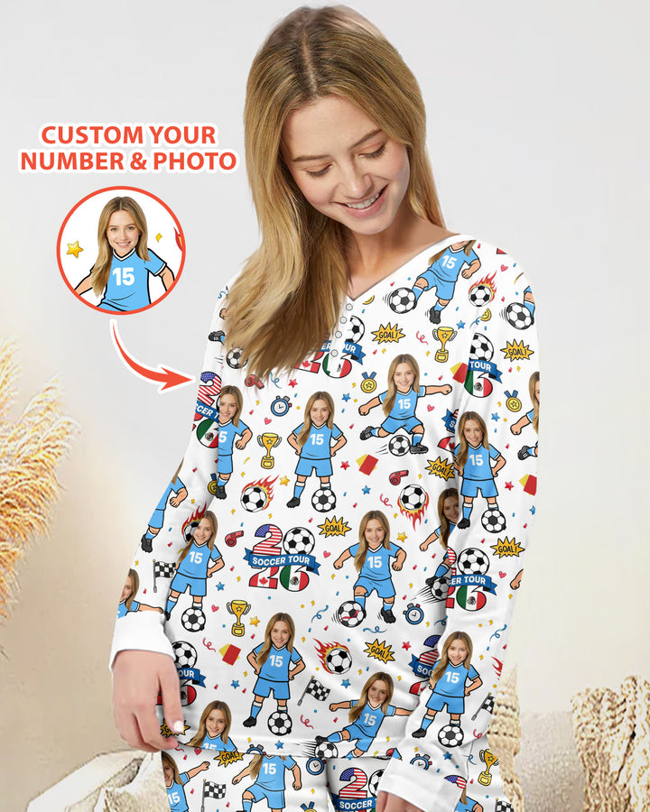 Vorlage Bambus Damen Pyjama Set