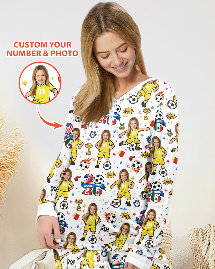 Vorlage Bambus Damen Pyjama Set