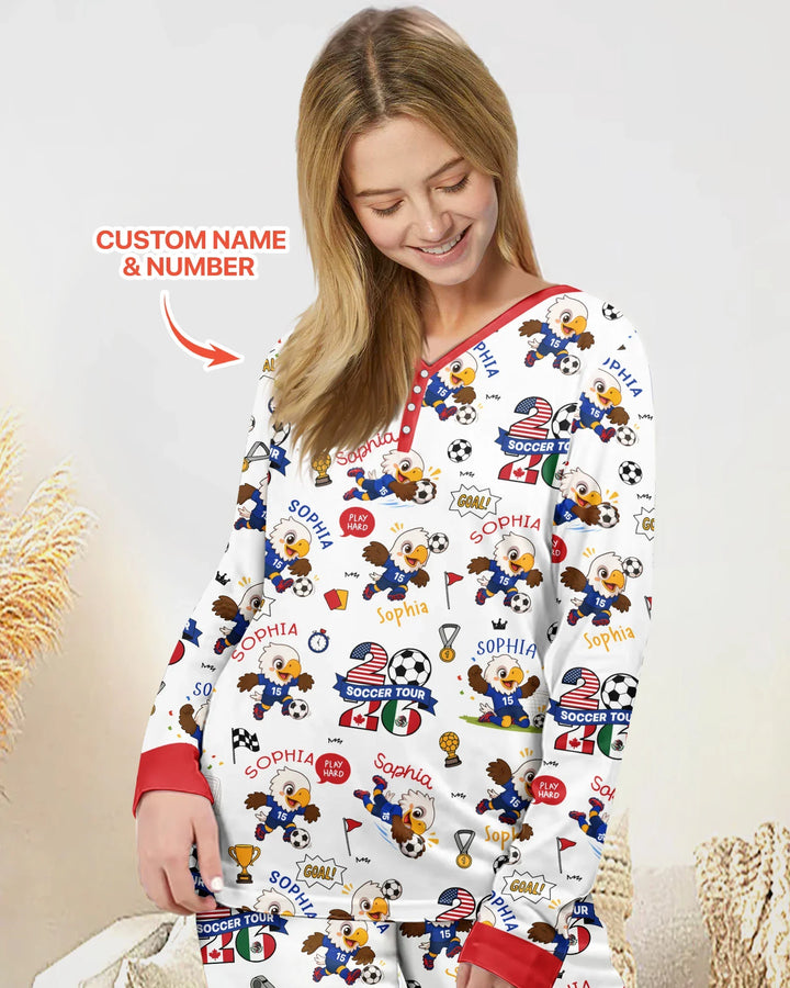 Vorlage Bambus Damen Pyjama Set
