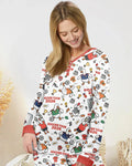 Funny Goose Soccer Tour 2026 Bamboo Women Pajama Set