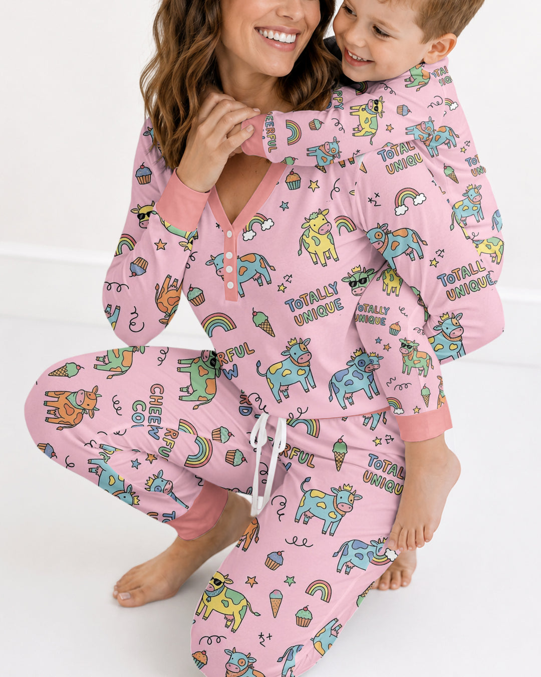 Not Your Ordinary Cow Bamboo Women Pajama Set