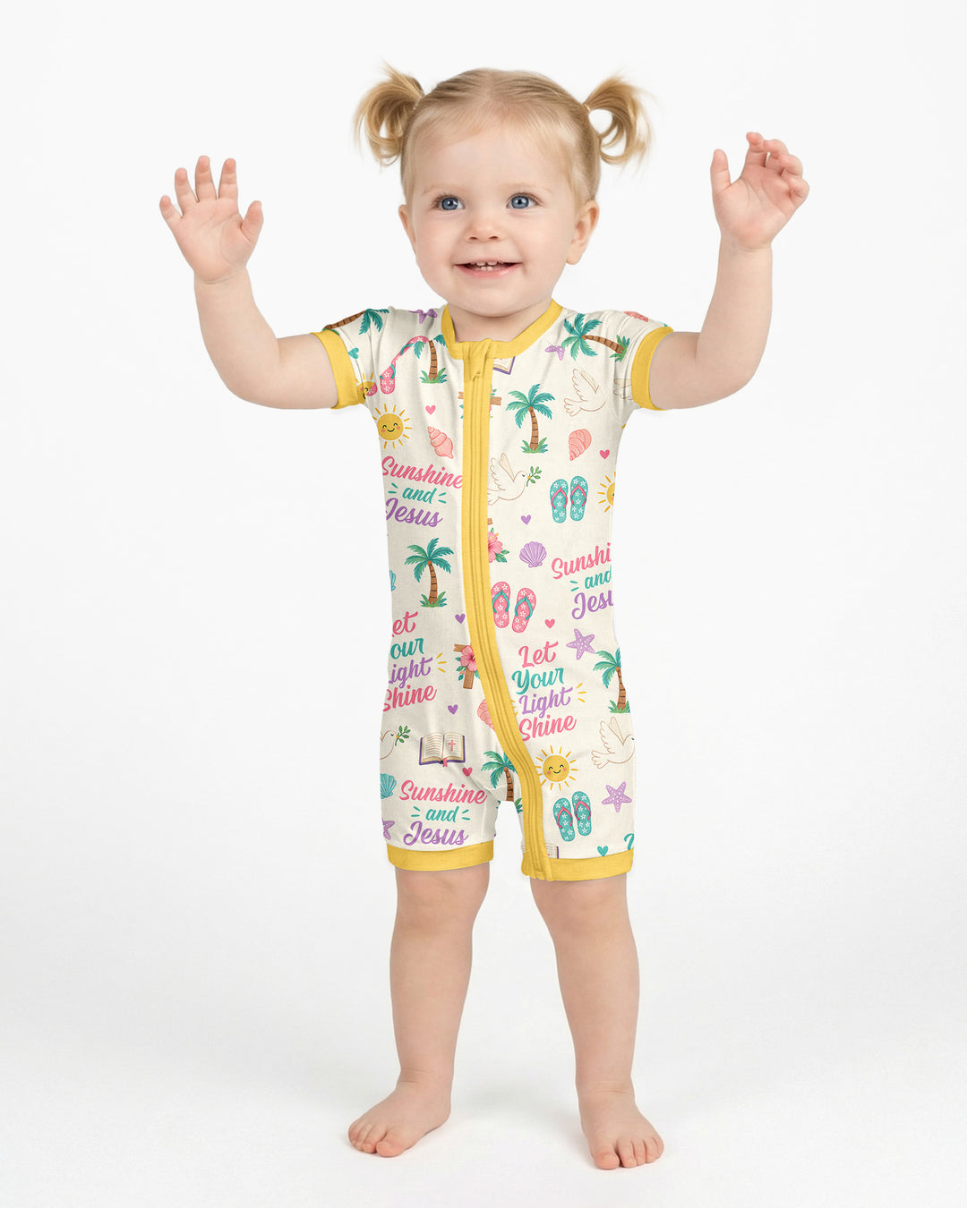 Sunshine and Jesus Summer VBS Bamboo Shorty Zippy