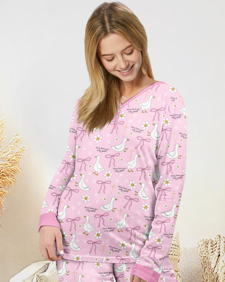 Vorlage Bambus Damen Pyjama Set