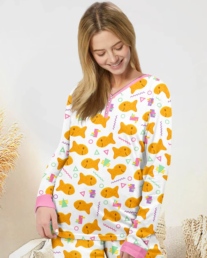 Vorlage Bambus Damen Pyjama Set