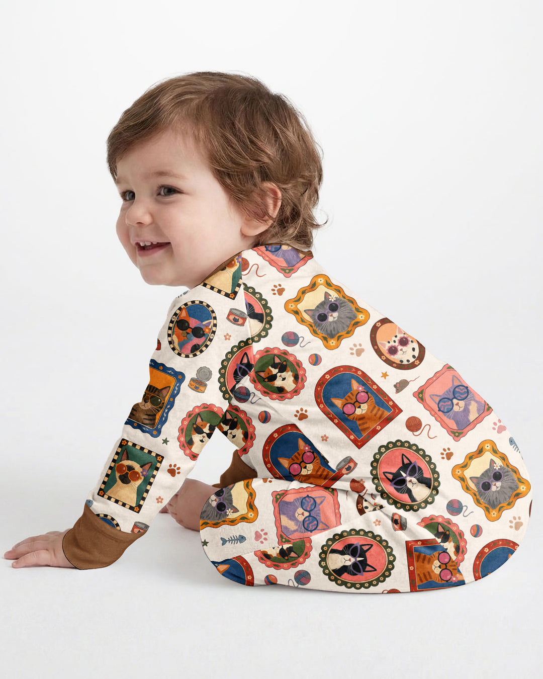 Vintage Cat Portraits Bamboo Convertible Zippy