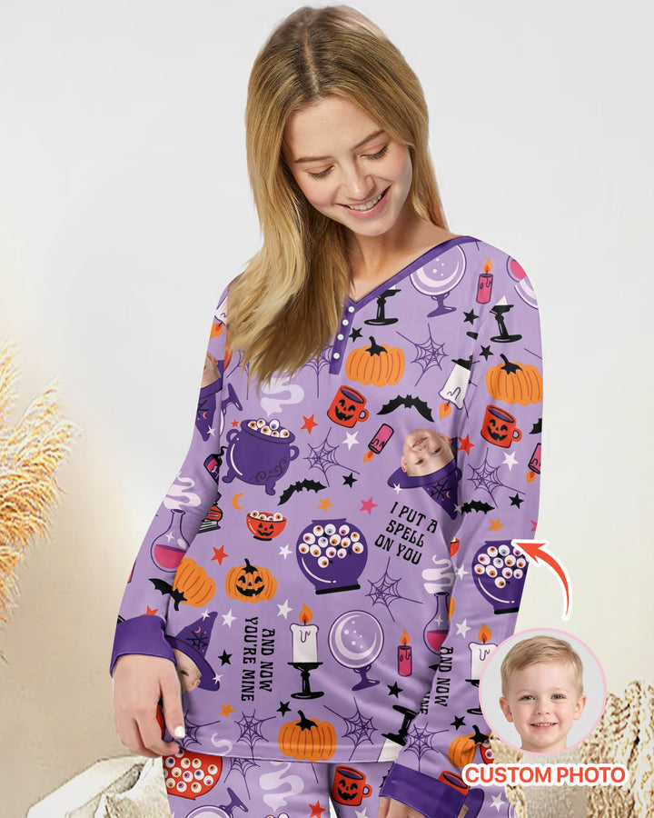 Halloween Little Witch Bamboo Women Pajama Set