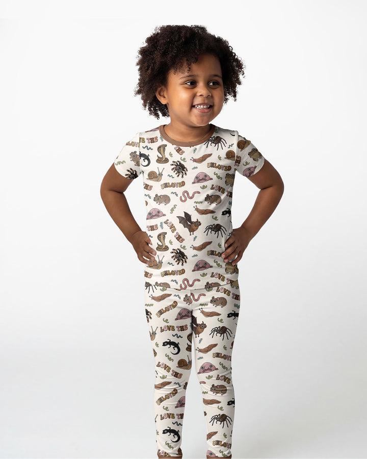 Love The Unloved Bamboo Two Piece Short Sleeve Pajama Set
