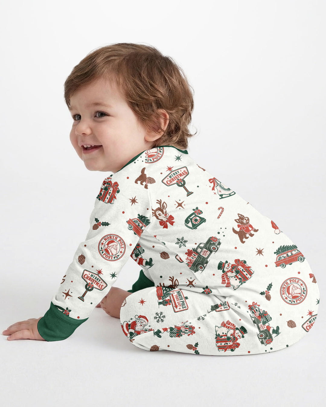 North Pole Retro Bamboo Convertible Zippy