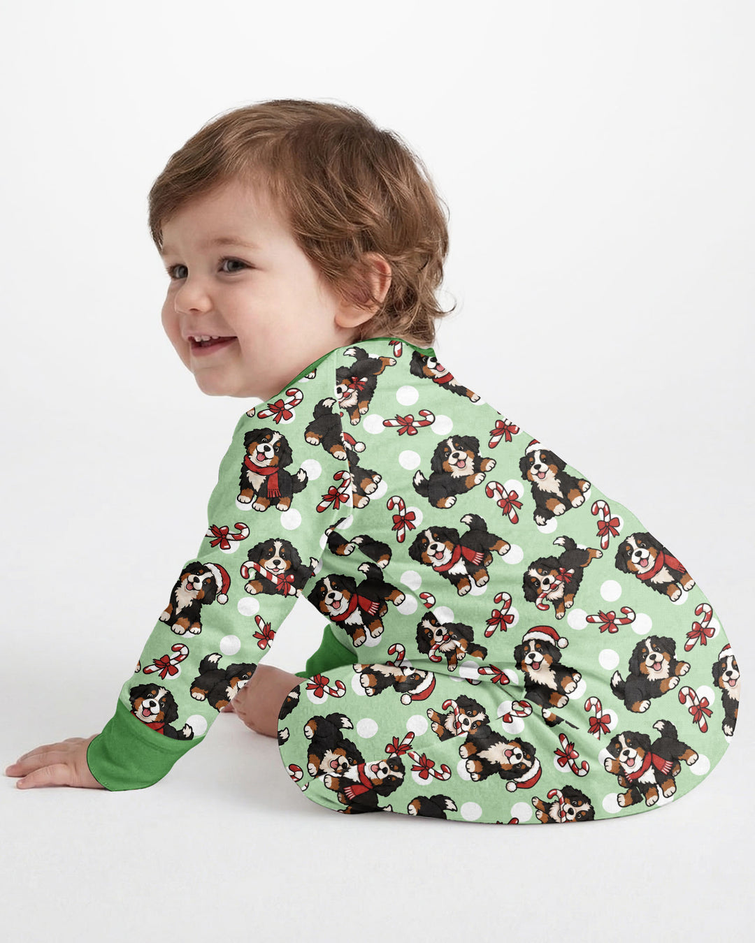 Holiday Bernese Mountain Christmas Dog Bamboo Convertible Zippy