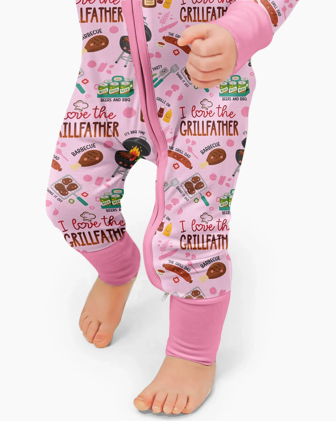Gerippte Babykleidung mit individuellem Foto - Weich &amp; Skizzenhaft