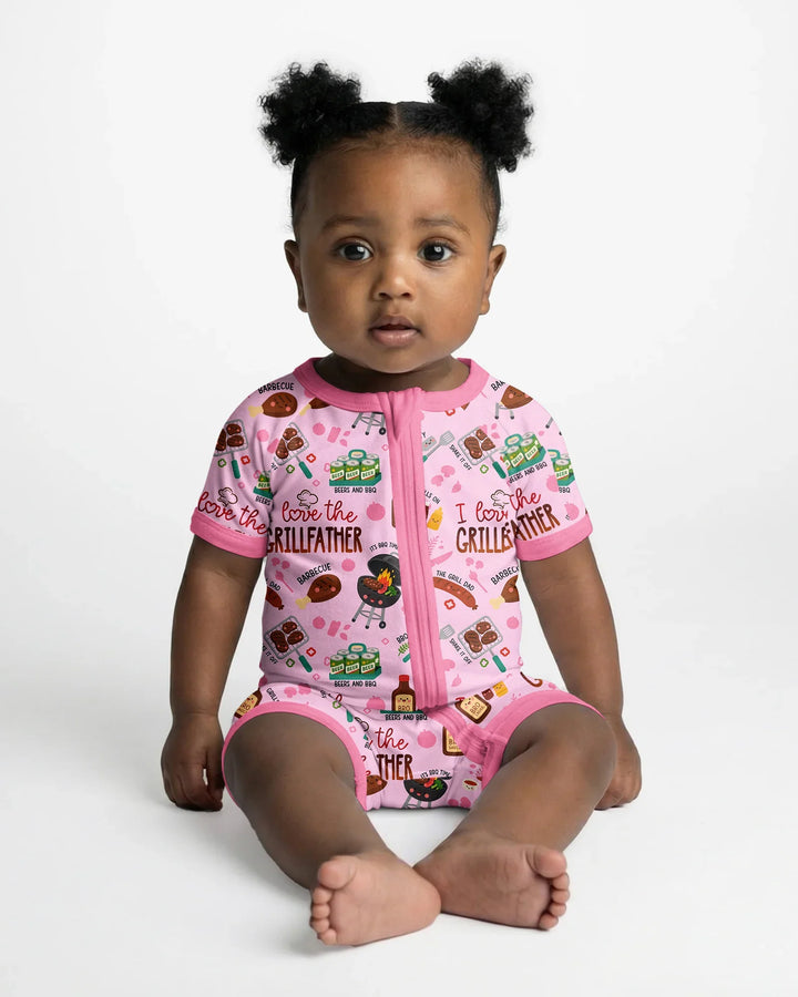 The Grill Father Family Matching Bamboo Shorty Zippy