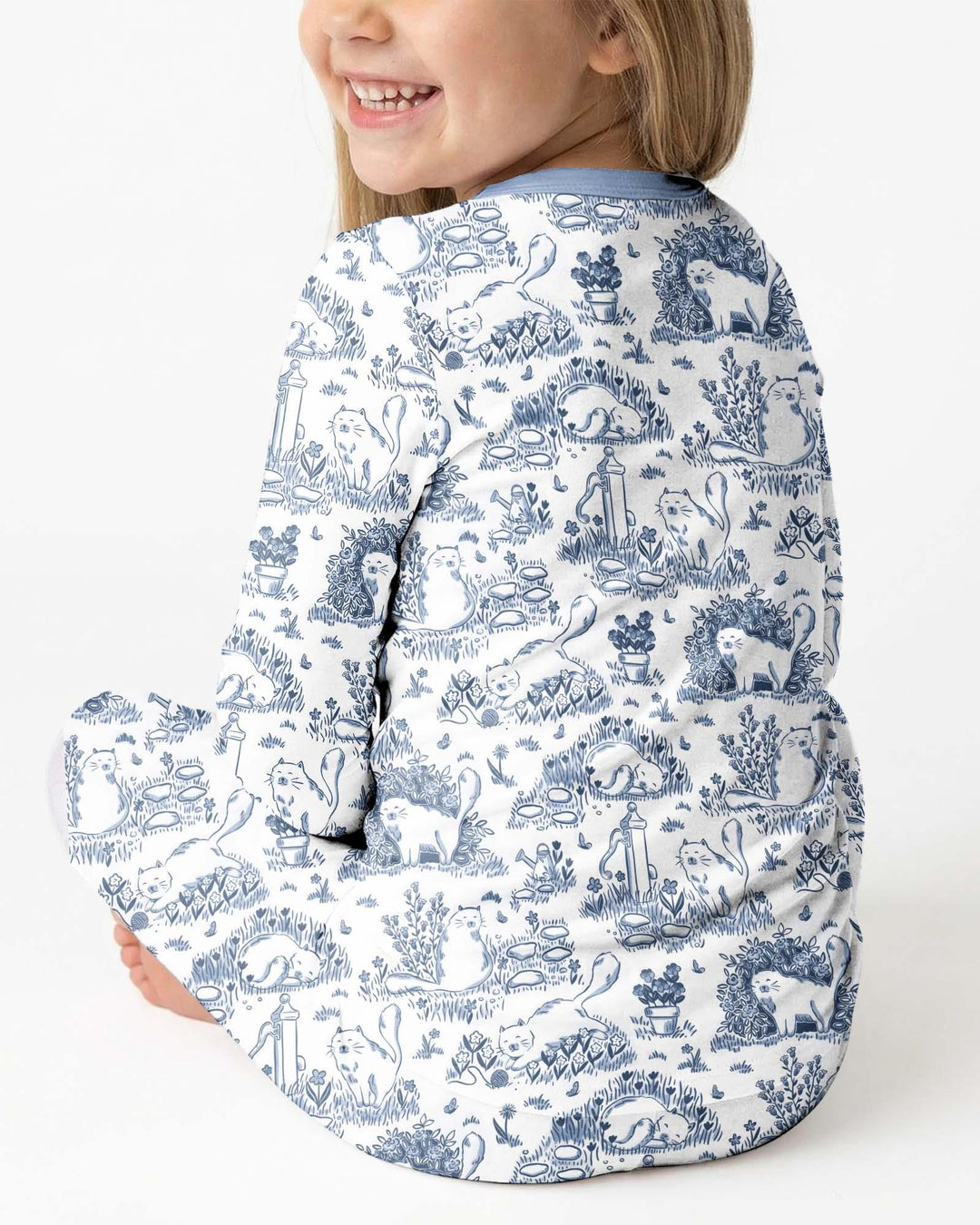 Conjunto de pijama de dos piezas de bambú de manga larga