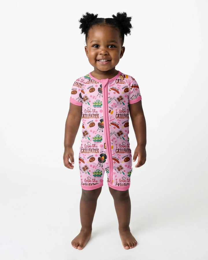 The Grill Father Family Matching Bamboo Shorty Zippy