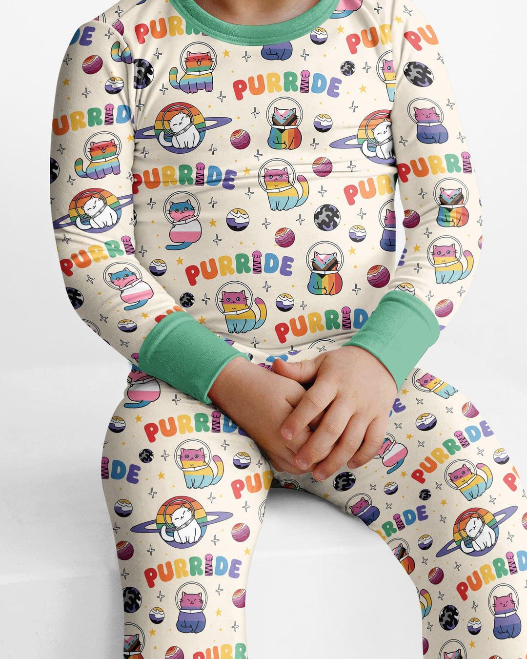 Conjunto de pijama de dos piezas de bambú de manga larga