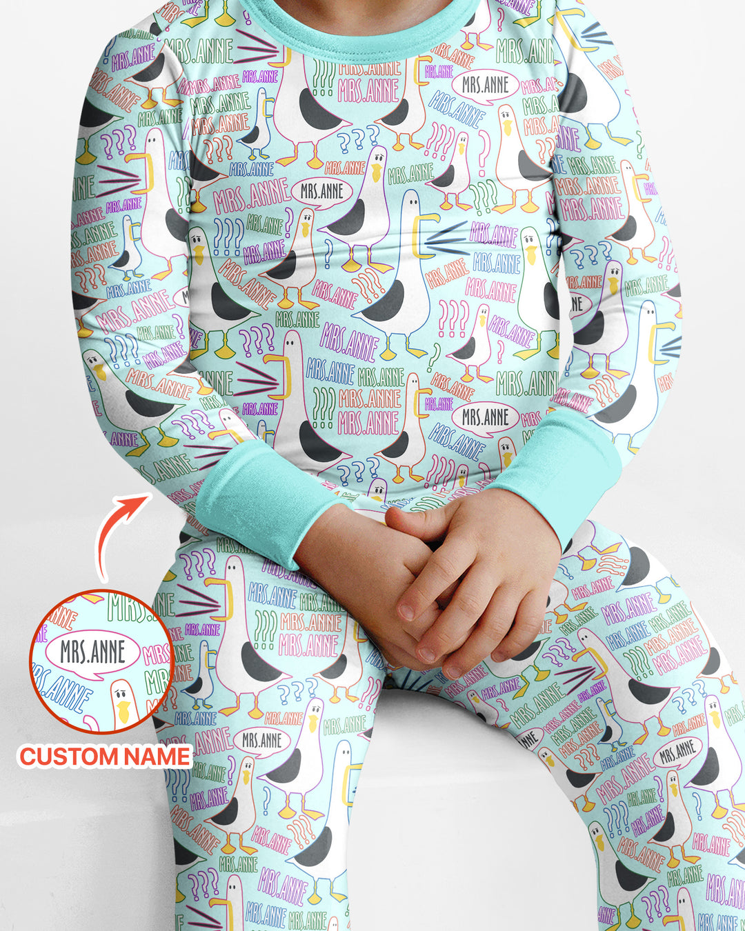 Conjunto de pijama de dos piezas de bambú con mangas largas, plantilla PERSONALIZADA