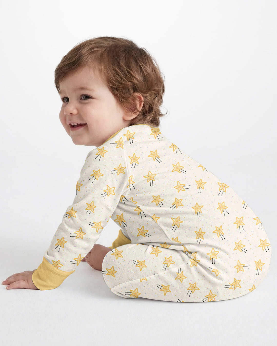 Happy Little Stars Family Matching Bamboo Convertible Zippy