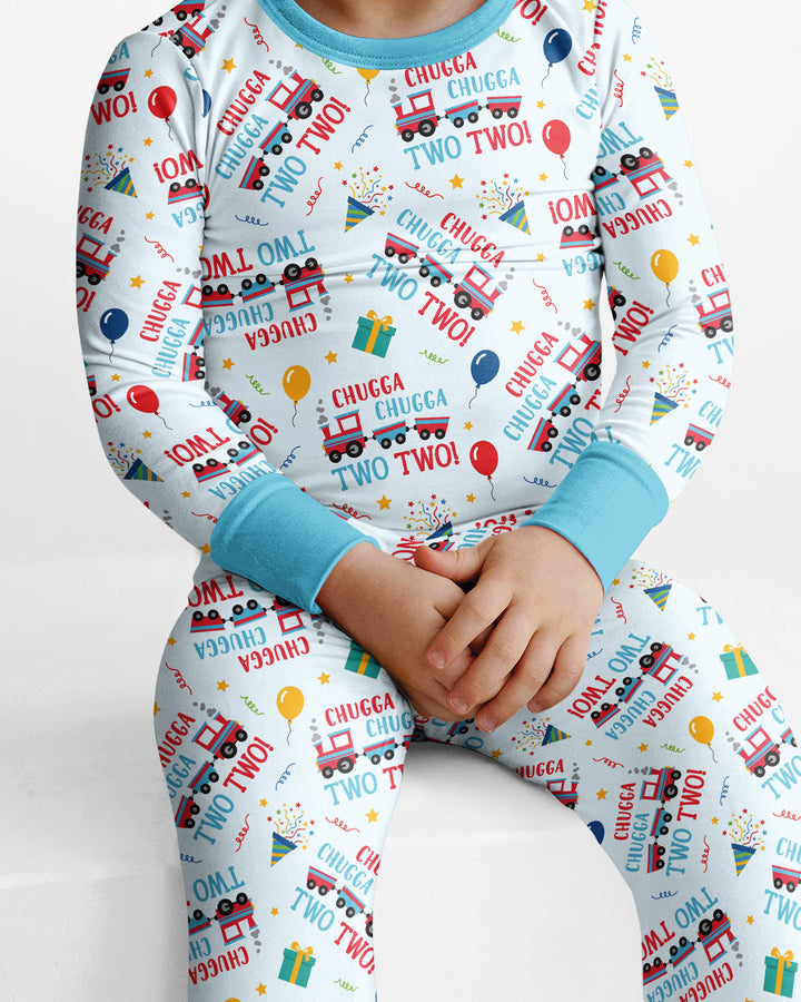 Chugga Chugga Two Bamboo Two Piece Long Sleeve Pajama Set