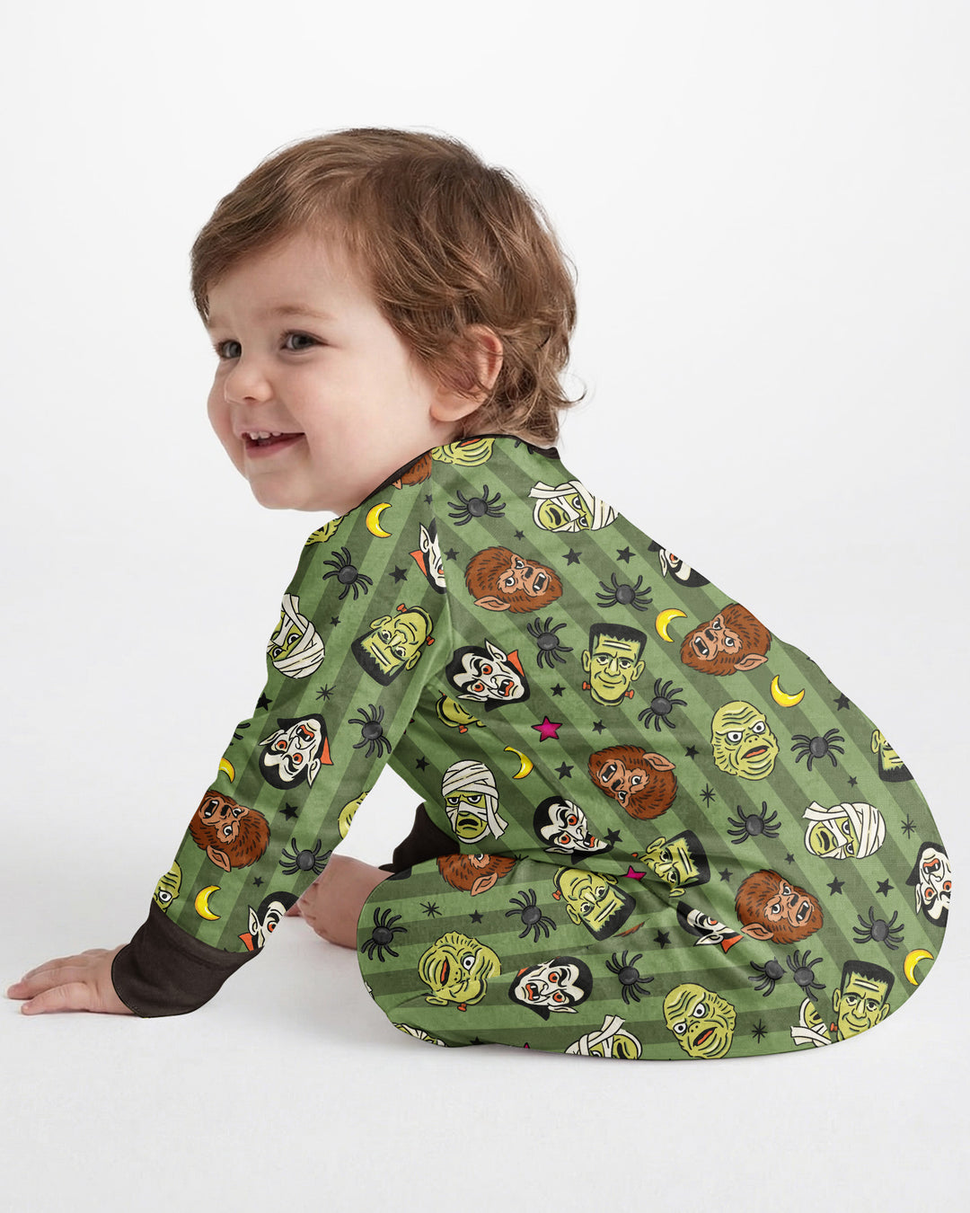 Creepy Crew Family Matching Bamboo Convertible Zippy