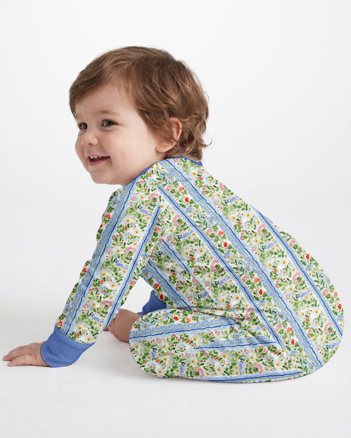 Paste Floral Girl Bamboo Convertible Zippy