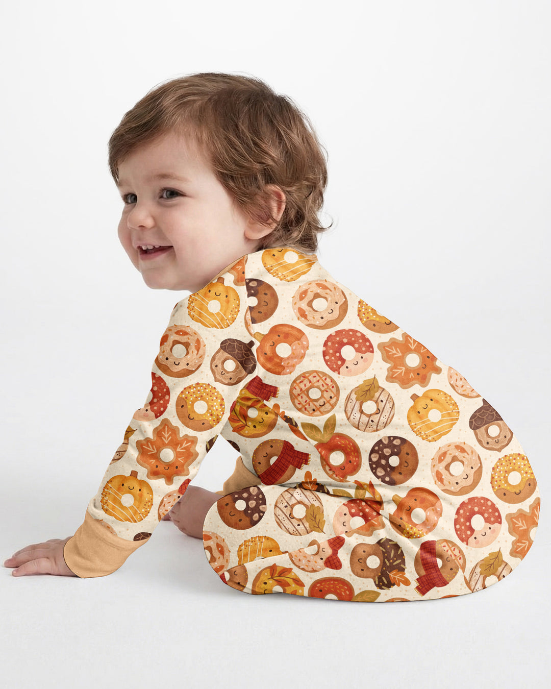 Cute Autumn Donut Bamboo Convertible Zippy