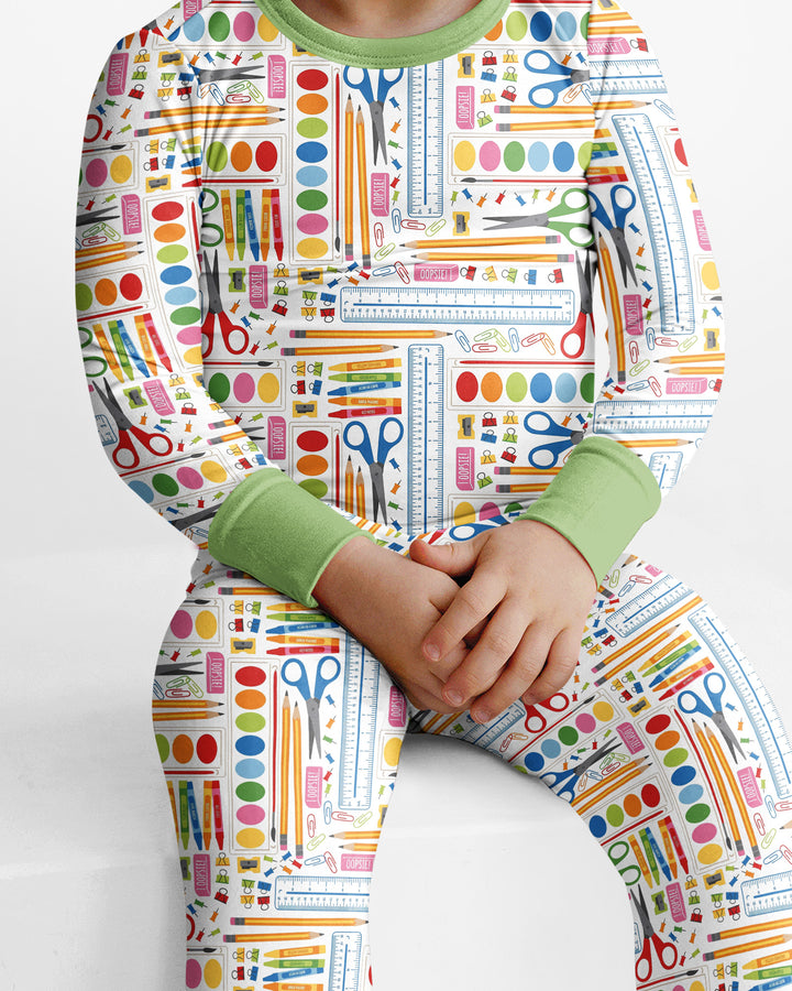 Craft Corner Bamboo Two Piece Long Sleeve Pajama Set