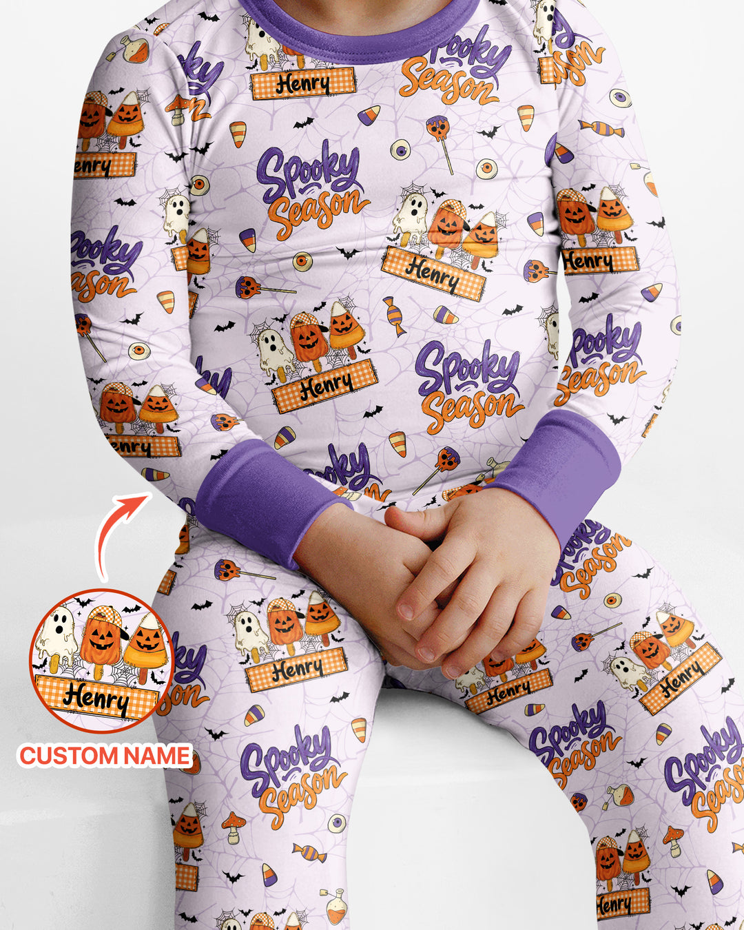 My Halloween 2026 Bamboo Two Piece Long Sleeve Pajama Set