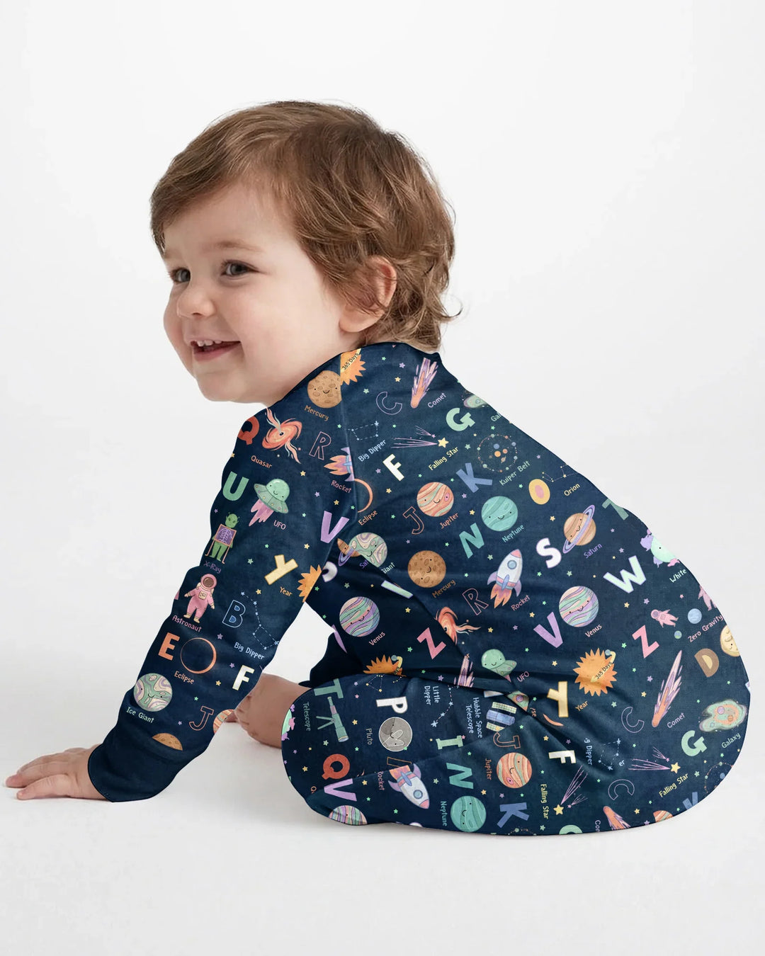 Gerippte Babykleidung mit individuellem Foto - Weich &amp; Skizzenhaft