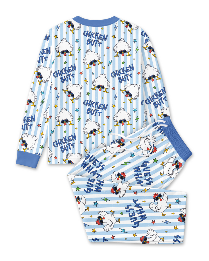Guess What? Chicken Butt! Bamboo Men's Pajama Set