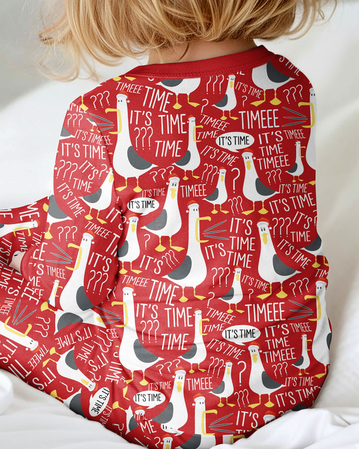 Funny Seagull It's Time Bamboo Convertible Zippy