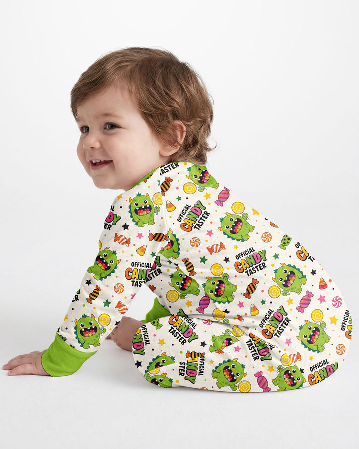 Halloween Official Candy Tester Bamboo Convertible Zippy