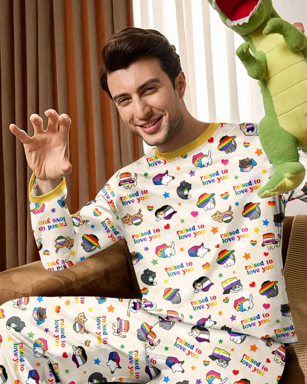 plantilla Conjunto de Pijama de Bambú para Hombre