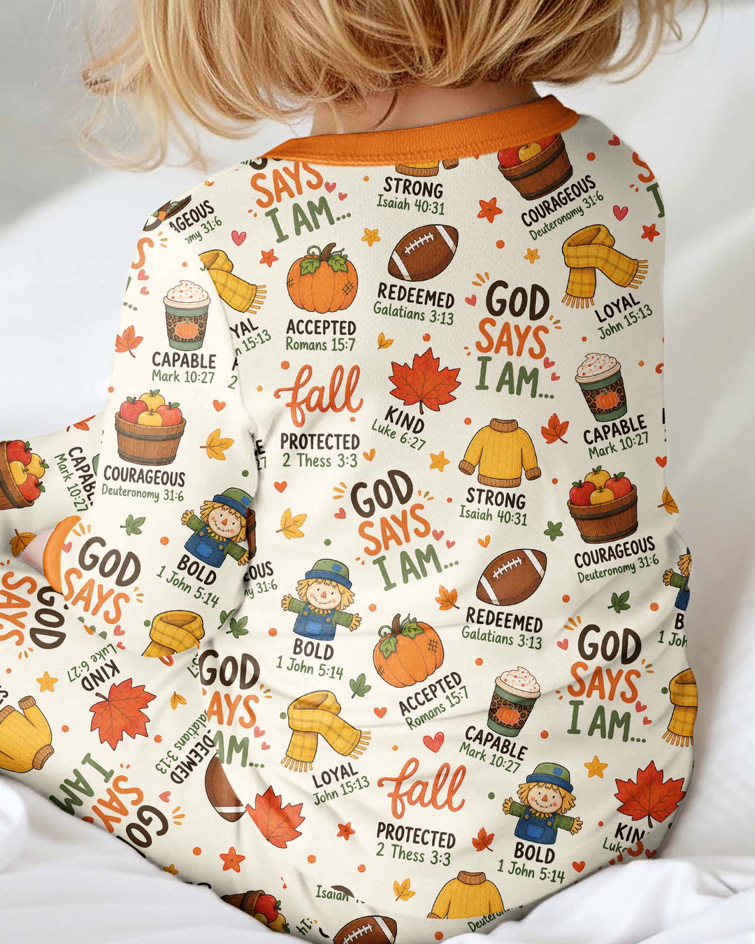 God says I am FALL Bamboo Convertible Zippy