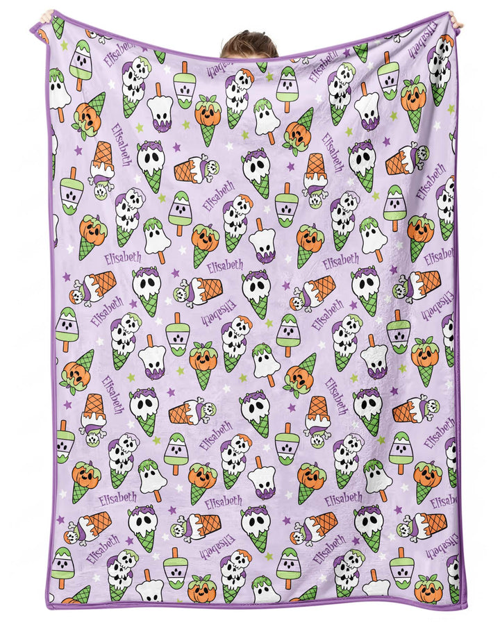 Summerween Ice cream Bamboo Blanket
