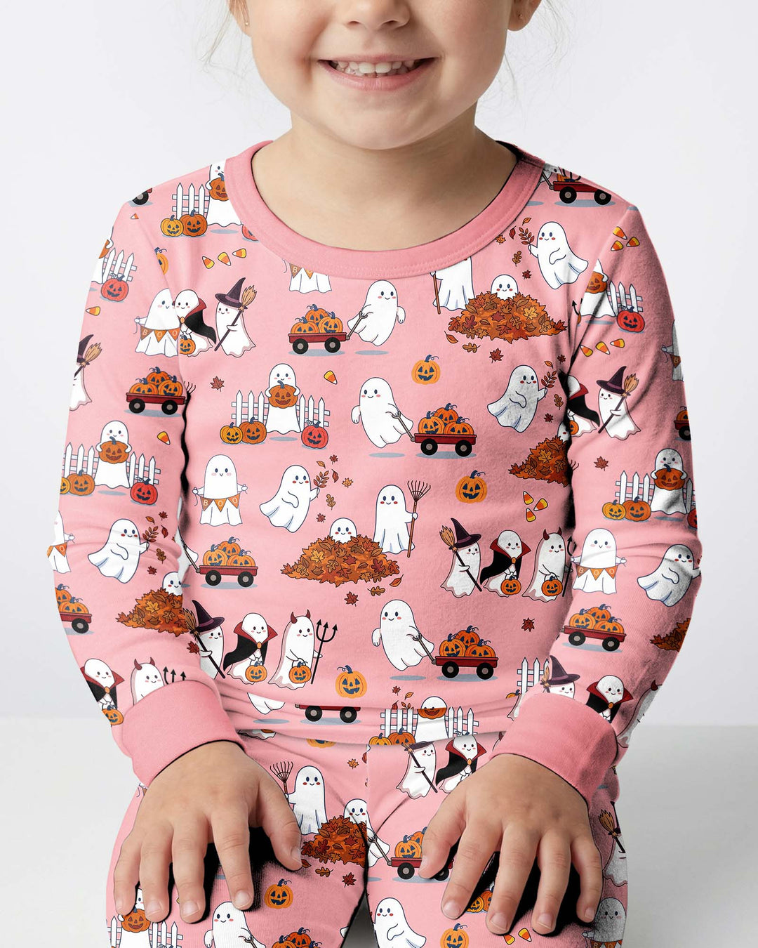 Halloween Town  Bamboo Two Piece Long Sleeve Pajama Set