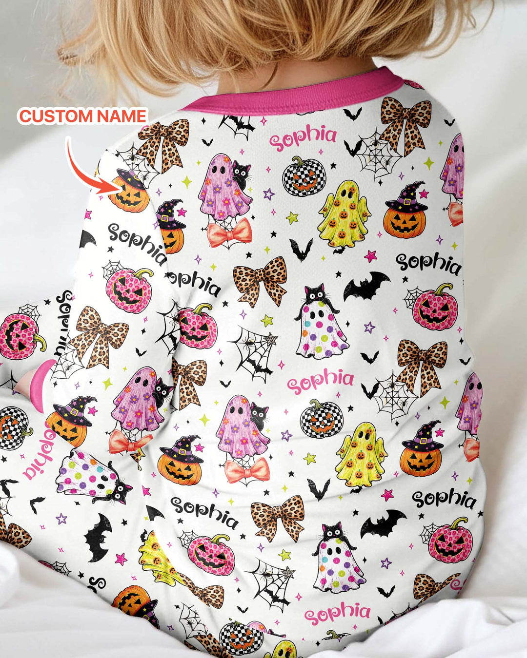 Custom Name Coquette Summerween Bamboo Convertible Zippy