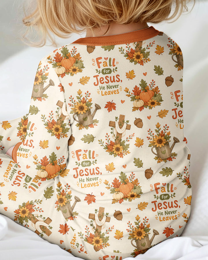 Fall For Jesus He Never Leaves Bamboo Convertible Zippy