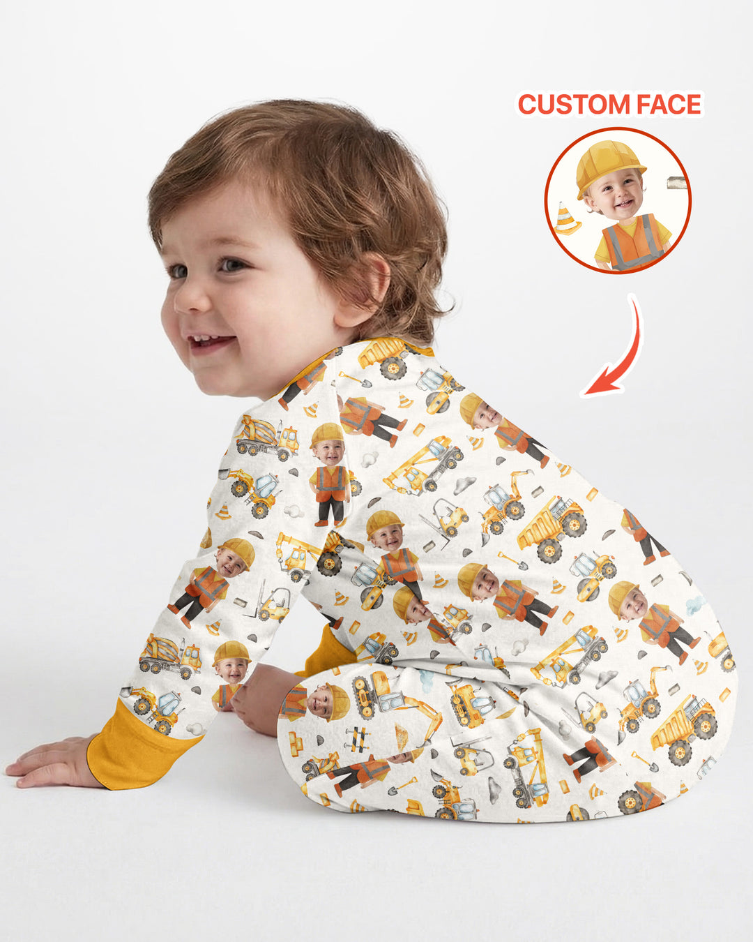 Custom Photo Little Builder Bamboo Convertible Zippy