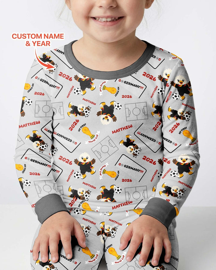 My First World Cup Bamboo Two Piece Long Sleeve Pajama Set