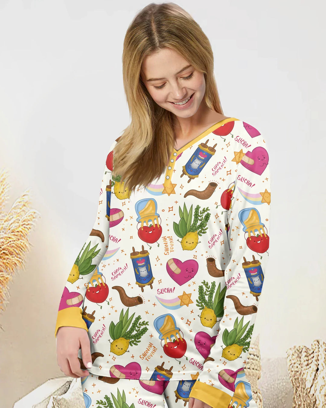 Jewish High Holidays Bamboo Women Pajama Set