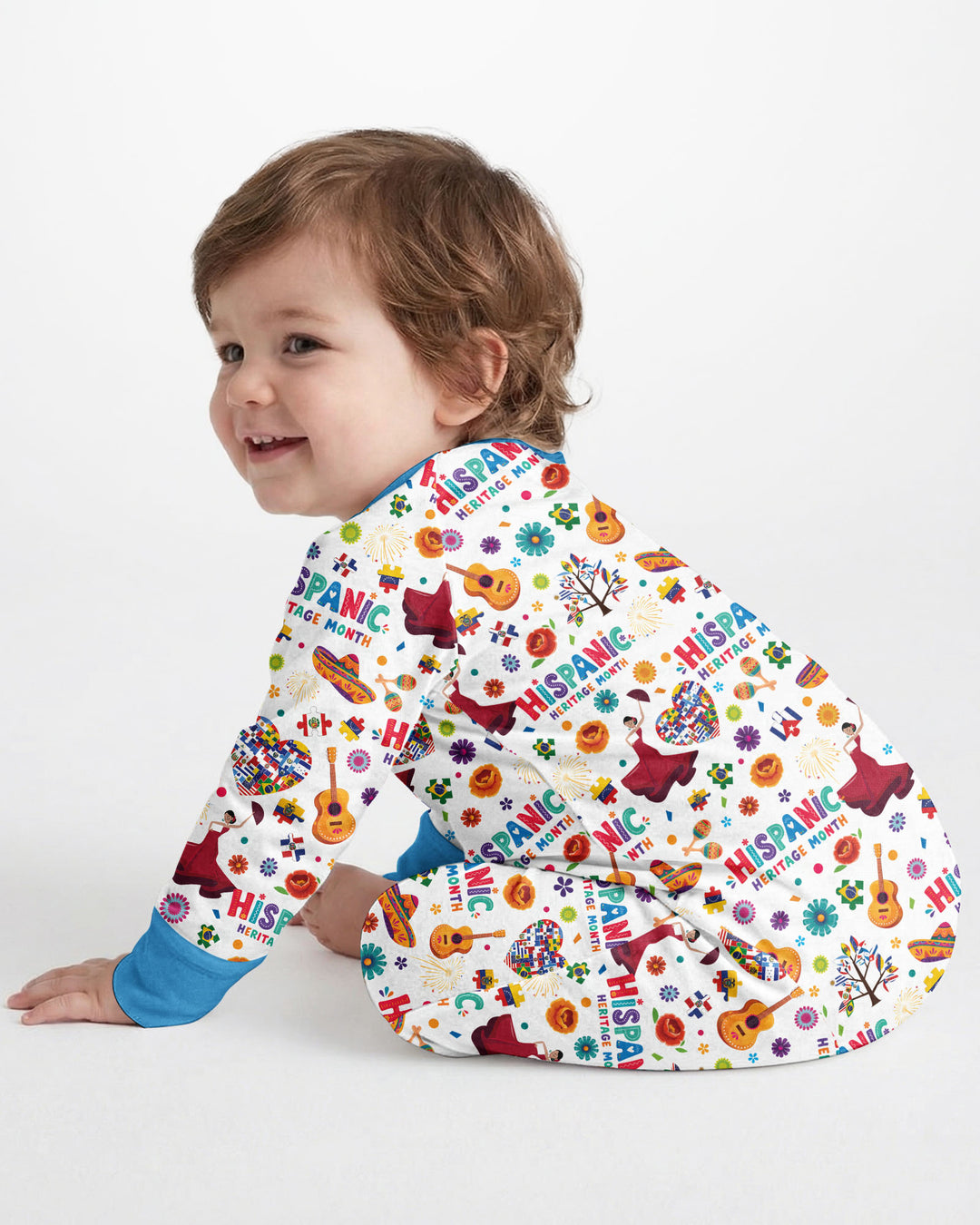 Gerippte Babykleidung mit individuellem Foto - Weich &amp; Skizzenhaft